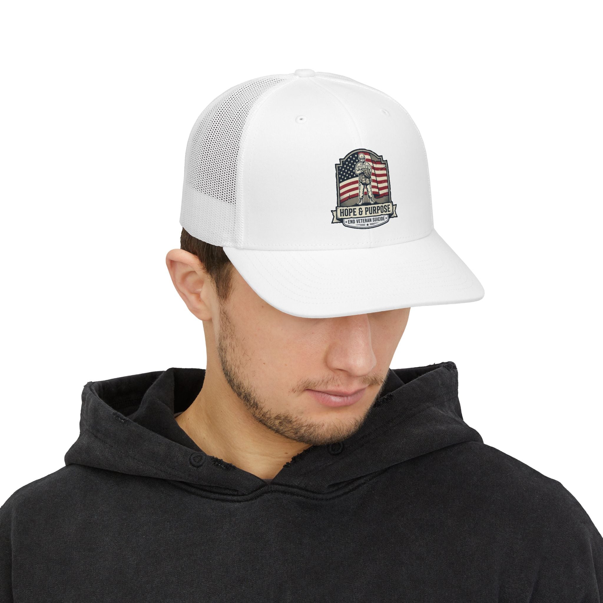 Hope & Purpose American Flag Trucker Hat